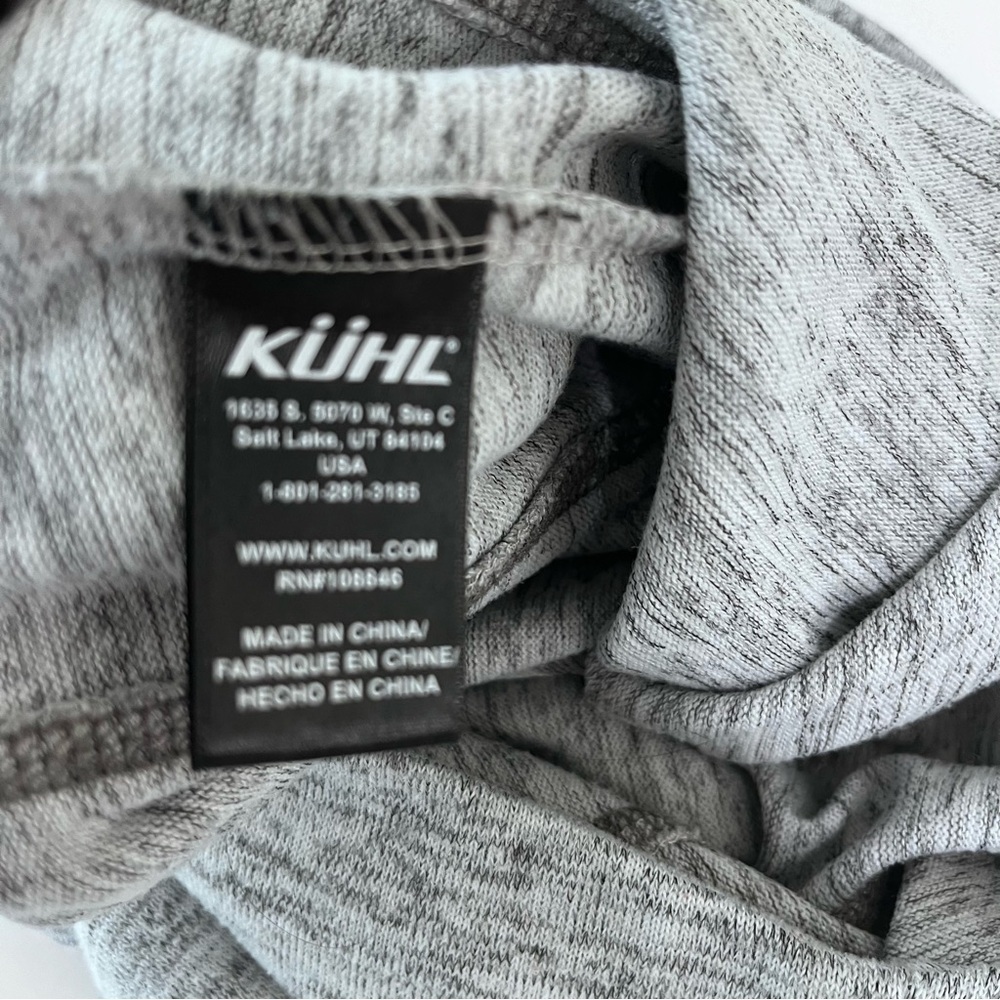 Kuhl Lea Heather Grey Funnel Neck Sweatshirt - Picture 12 of 16